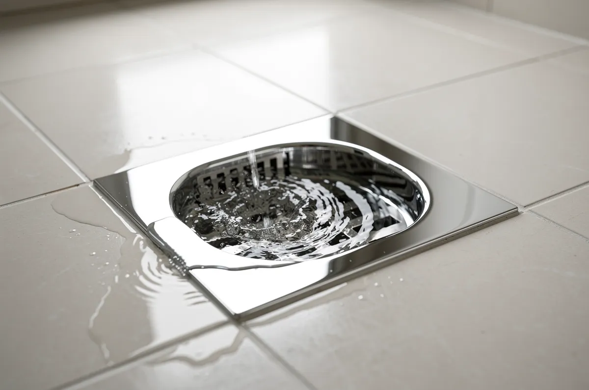 Ralo de piso com água
