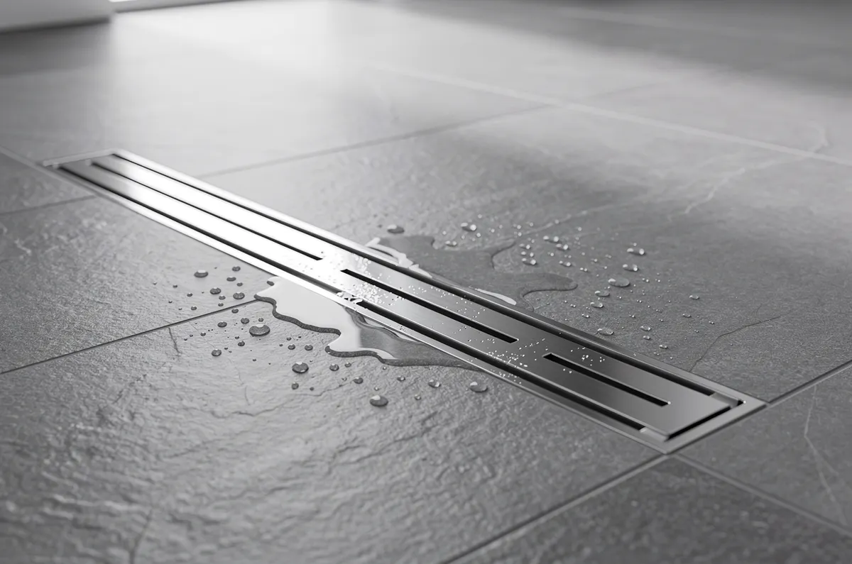 Ralo linear de inox