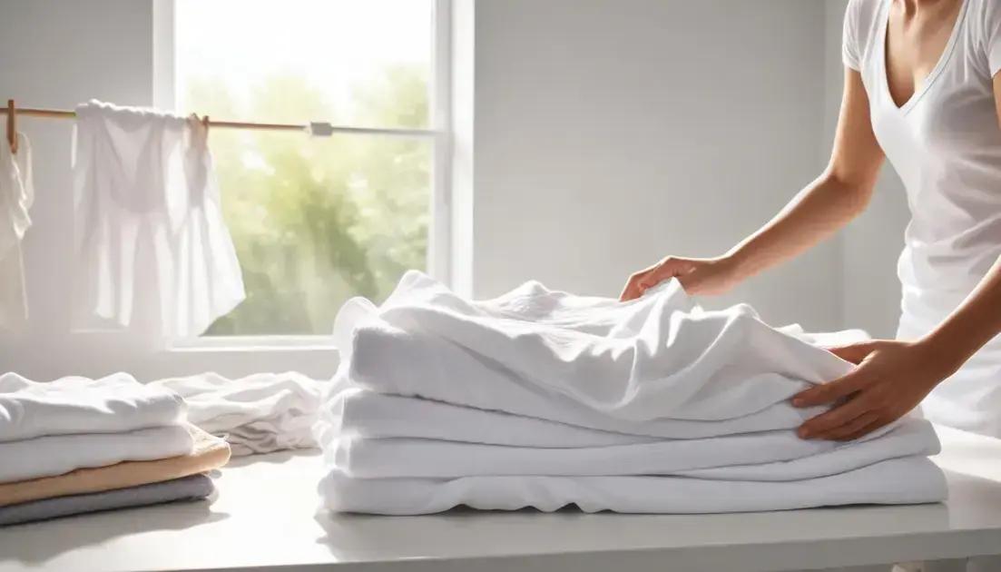 Cuidados e práticas para manter a roupa branca sempre limpa