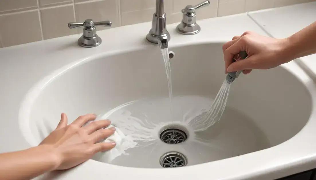 manutenção e limpeza para evitar entupimentos