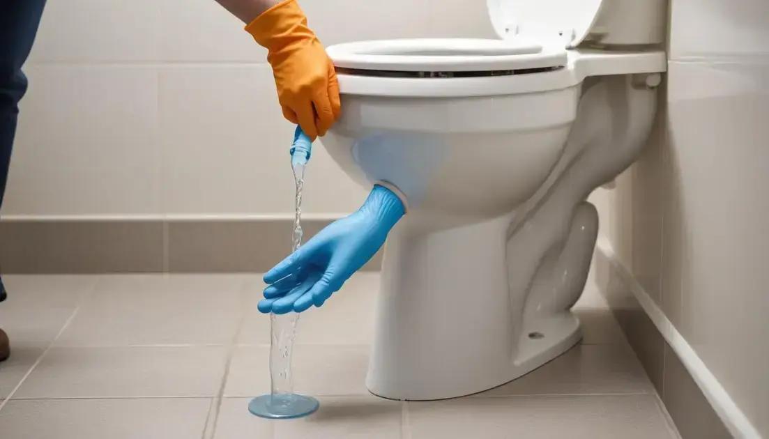 Passo a passo: desentupindo o vaso sanitário usando apenas uma garrafa pet