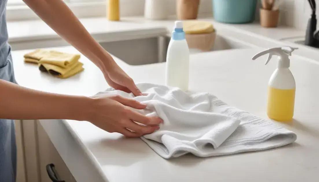 passo a passo prático para remover manchas difíceis sem danificar o tecido