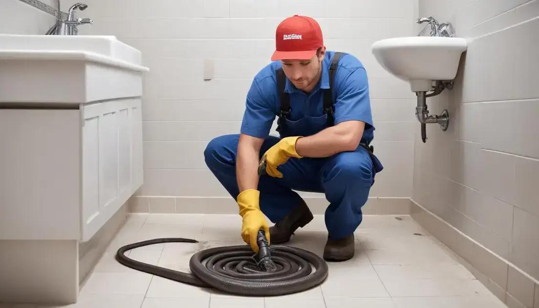 Quando chamar um profissional para resolver o entupimento